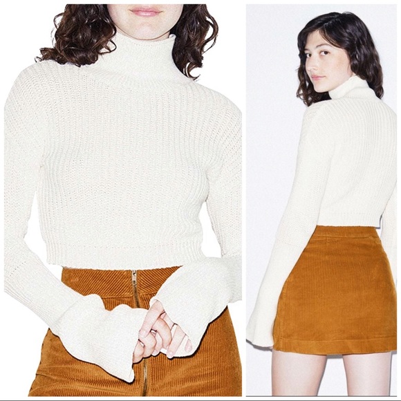 American Apparel Fisherman Bell Sleeve Sweater - Picture 2 of 7
